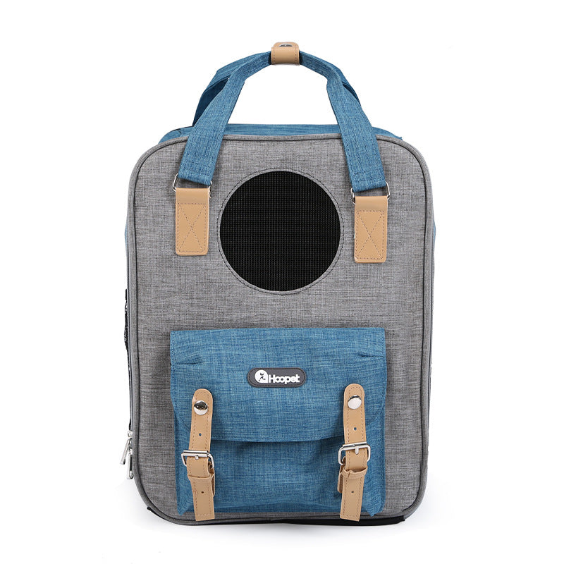 KFX-8609725 Breathable Large-Capacity Pet Carrier Bag for Cats, 31x25x42cm Mesh Design