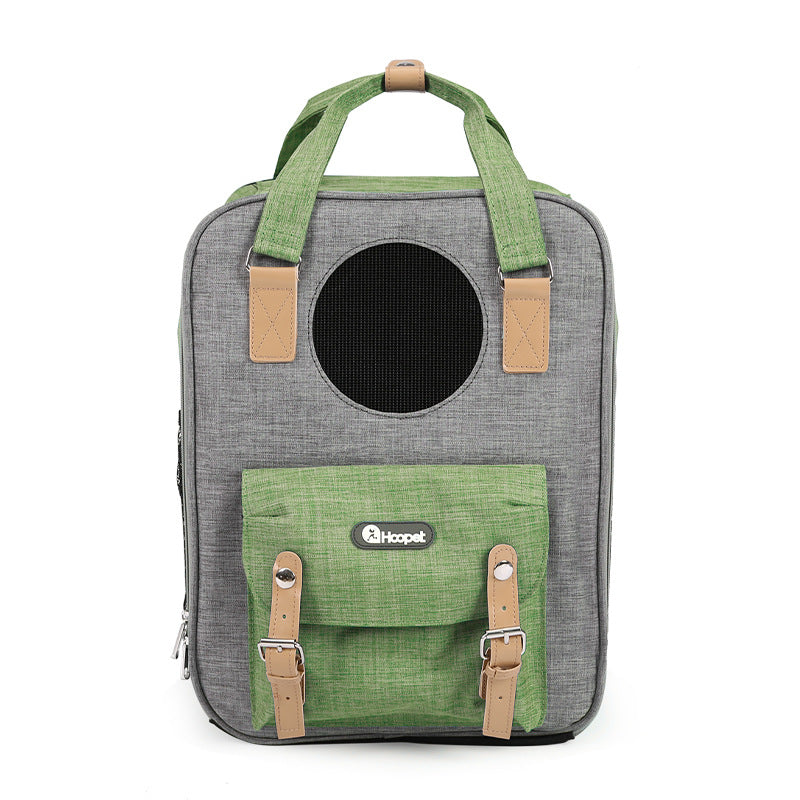 KFX-8609725 Breathable Large-Capacity Pet Carrier Bag for Cats, 31x25x42cm Mesh Design
