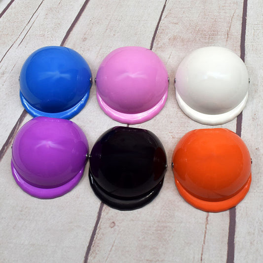 KFX-8612029 Dog Motorcycle Helmet - Stylish Plastic Cap for Small Dogs in Multiple Colors