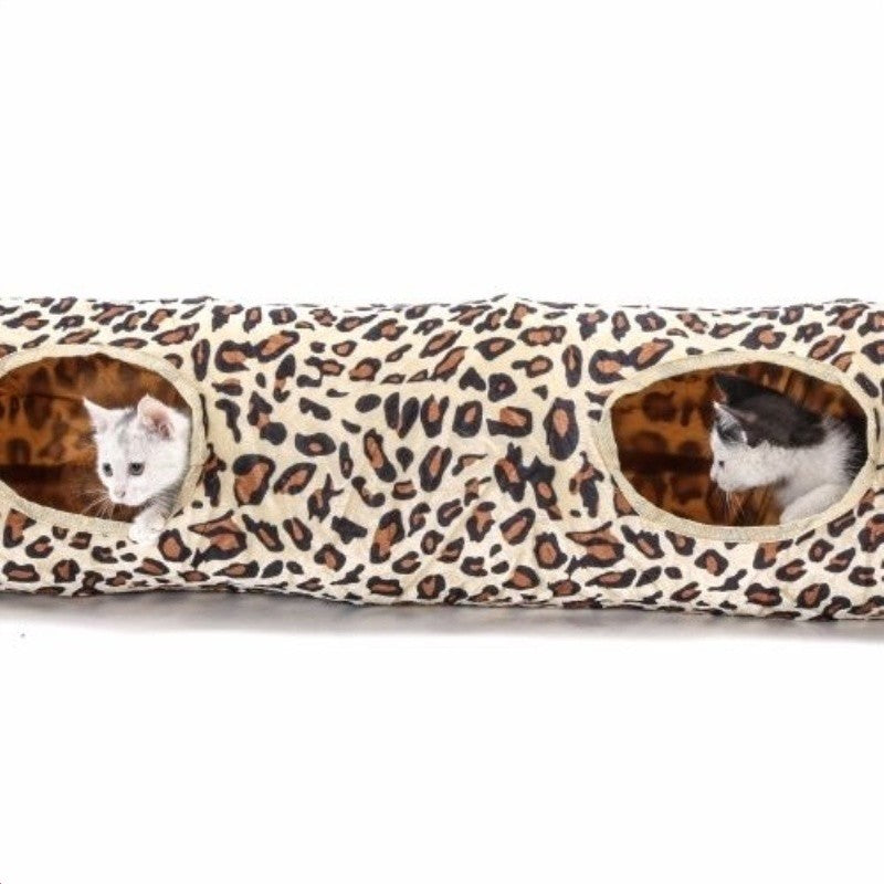 KFX-8612285 Long Cat Tunnel for Play and Exploration, 125cm Plush Paper Wire Design