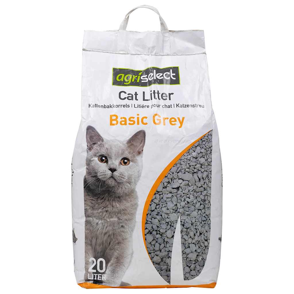 KFX-8613437 Absorbent Baby Powder Scented Cat Litter, 20L Bentonite with Clumping Action and Odor Control