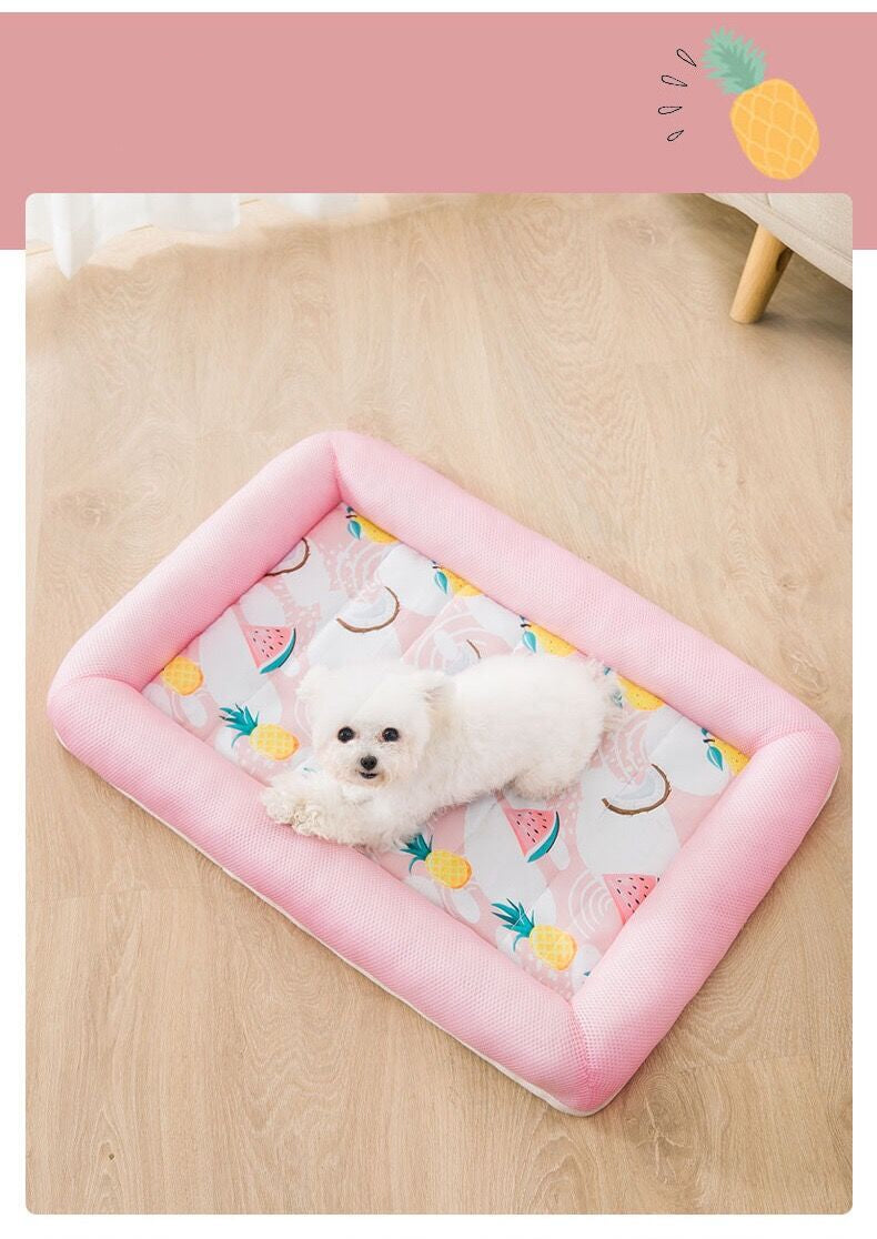 KFX-8617277 Cozy Printed Fruit Enclosure Nest for Small Pets - Breathable Mesh Fabric & High Resilience Filling