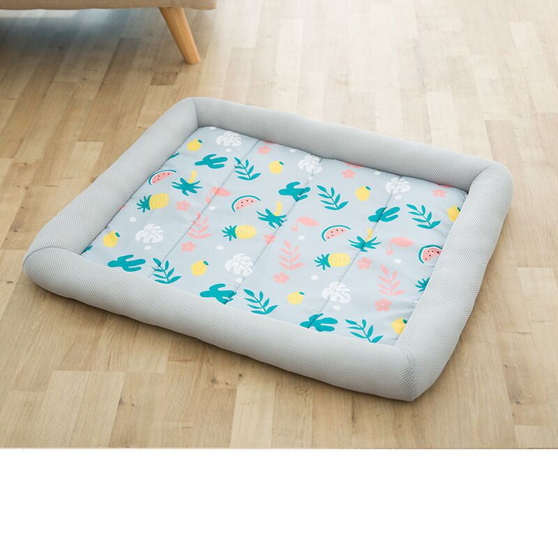 KFX-8617277 Cozy Printed Fruit Enclosure Nest for Small Pets - Breathable Mesh Fabric & High Resilience Filling