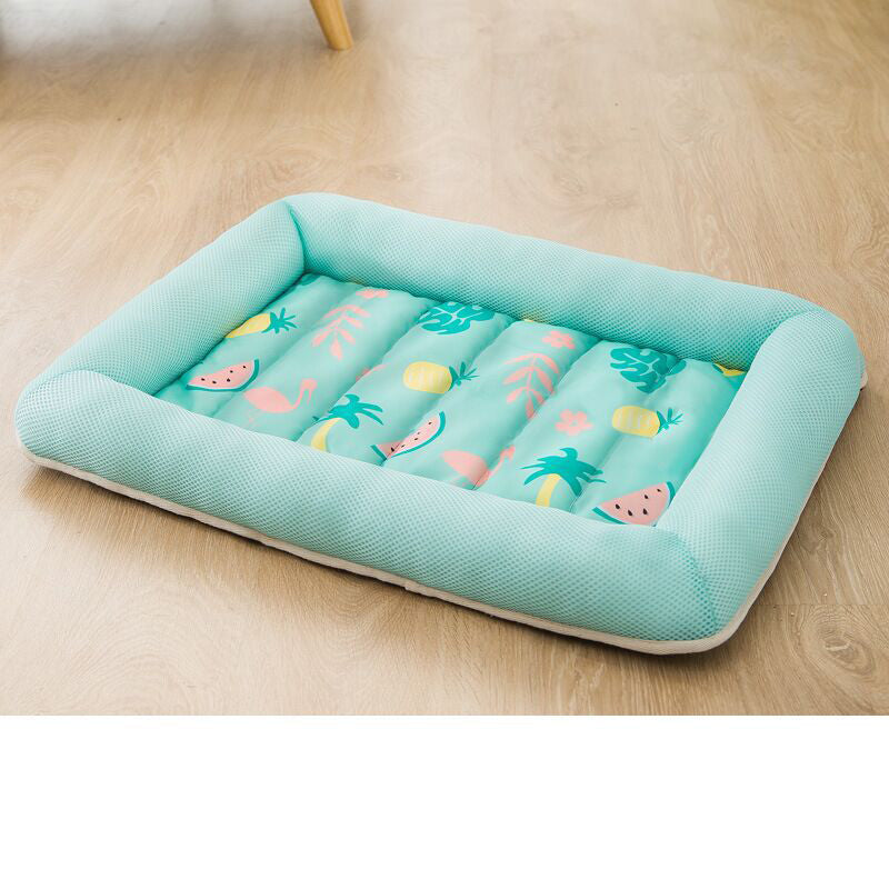 KFX-8617277 Cozy Printed Fruit Enclosure Nest for Small Pets - Breathable Mesh Fabric & High Resilience Filling