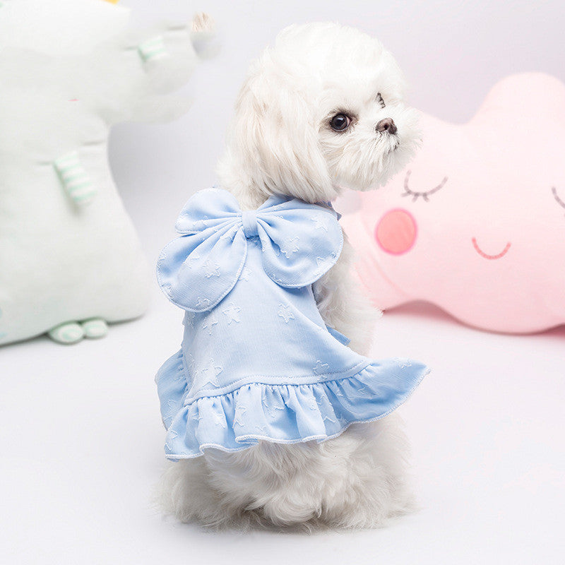 KFX-8620605 Sweet Cotton Suspender Skirt for Small Dogs in Princess Style