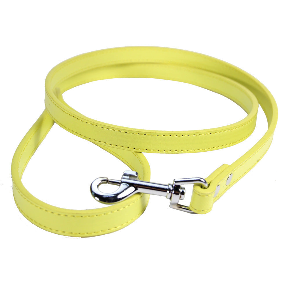 KFX-8622781 PU Leather Pet Leash for Cats and Dogs - Multiple Colors Available, 120cm Length