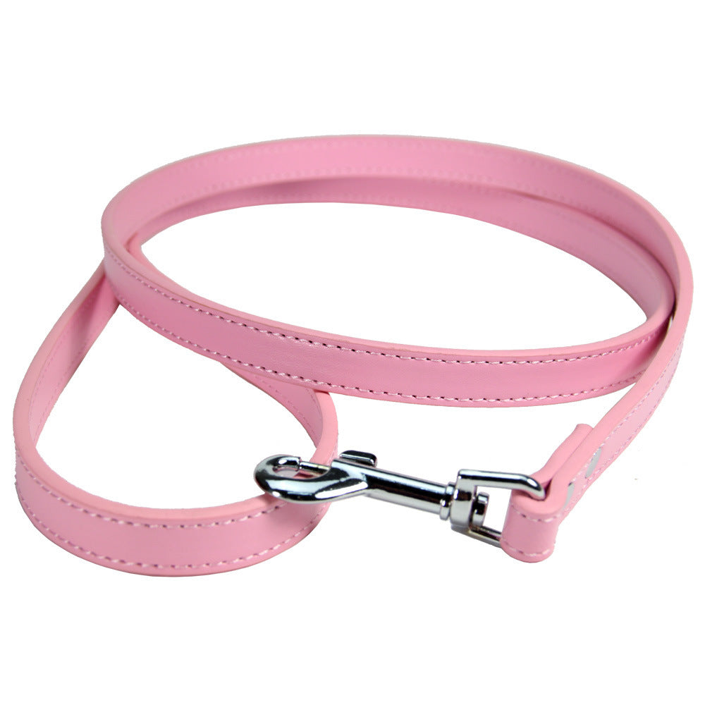 KFX-8622781 PU Leather Pet Leash for Cats and Dogs - Multiple Colors Available, 120cm Length