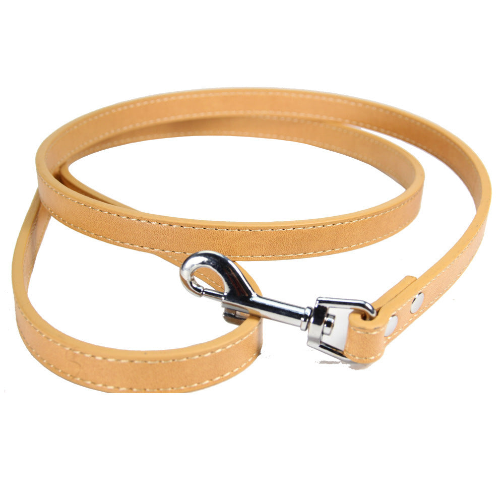 KFX-8622781 PU Leather Pet Leash for Cats and Dogs - Multiple Colors Available, 120cm Length