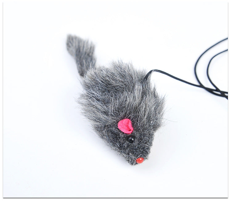 KFX-8623805 Telescopic Hanging Cat Toy with Adjustable Elastic Rope and Swinging Mouse Design