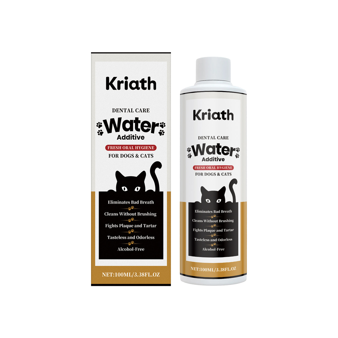 KFX-8626621 Pet-Friendly Drinking Mouthwash with Licorice, Coconut & Mint Extracts