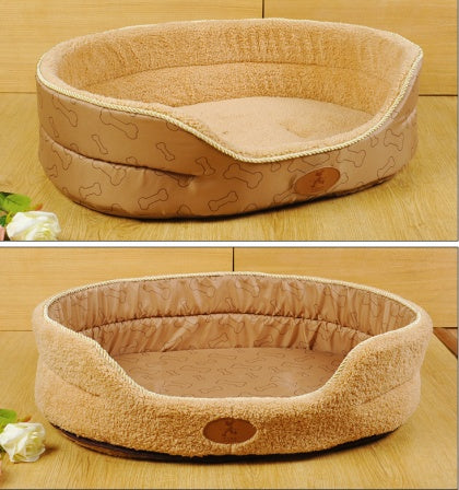 KFX-8628797 Cozy Shu Cotton Wool & Fleece Suede Pet Nest with Multiple Size Options