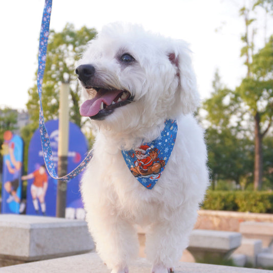 KFX-8633789 Adjustable Anti-Escape Saliva Towel Traction Rope for Pets - Available in Various Sizes and Colors