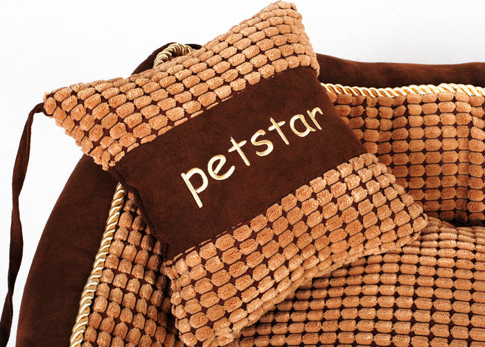 KFX-8634557 Removable Suede Pet Kennel - Washable and Convenient for Easy Care
