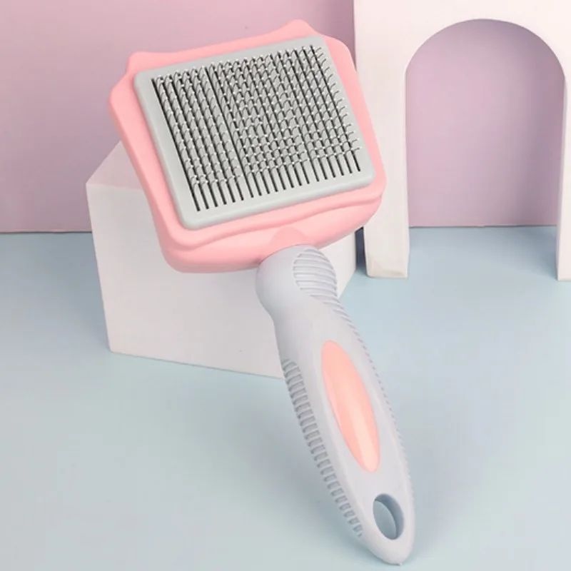 KFX-8636093 Automatic Pet Hair Remover Dog and Cat Grooming Brush with Self-Cleaning Massage Feature for Large Dogs