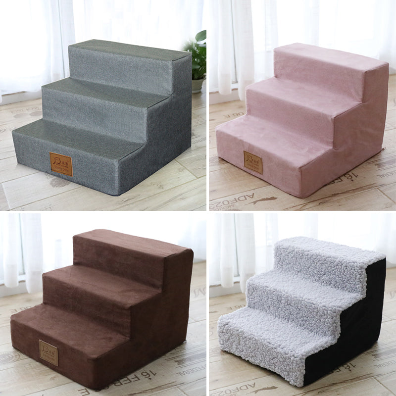 KFX-8638653 Pet Dog Climbing Stairs - Sponge Steps for Easy Bed Access
