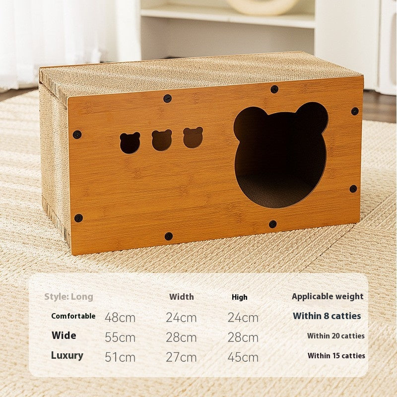 KFX-8640317 Durable Cat Scratch Board in Various Shapes and Sizes – Comfortable Corrugated Design