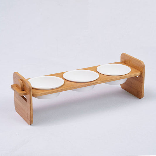 KFX-8640445 Bamboo Double Bowl Frame with Single and Double Options