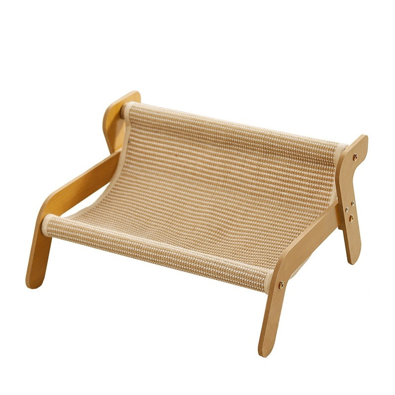 KFX-8646205 Recliner Cat Scratch Board with Replacement Mat - Scratch-Resistant Linen Style
