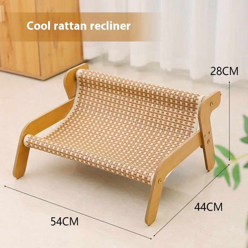 KFX-8646205 Recliner Cat Scratch Board with Replacement Mat - Scratch-Resistant Linen Style