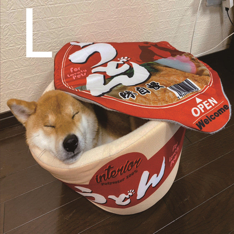 KFX-8650045 Cozy Japanese Instant Pet Nest for Dogs - Multiple Sizes Available