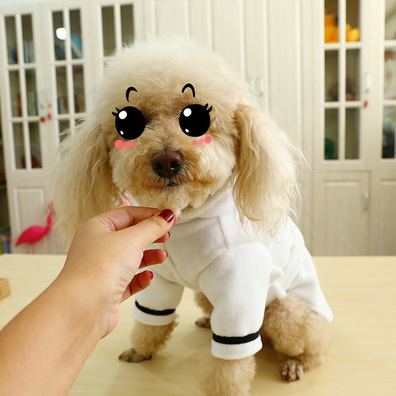 KFX-8650173 Casual Cotton Puppy Milk Dog Pet Clothes in Various Sizes