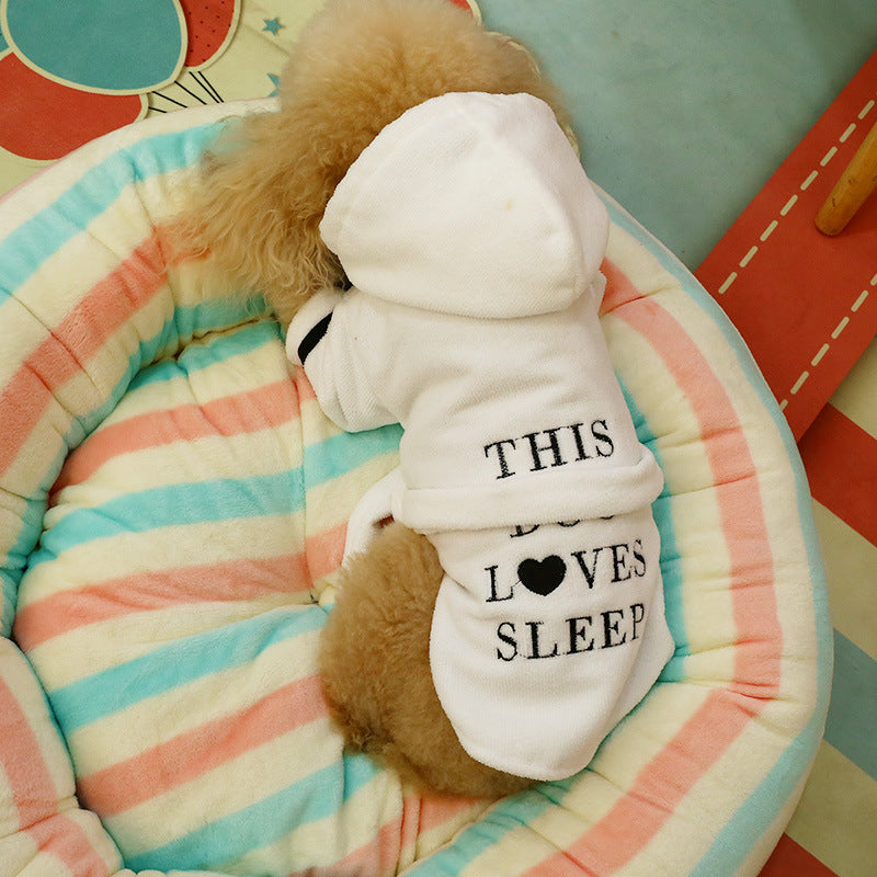KFX-8650173 Casual Cotton Puppy Milk Dog Pet Clothes in Various Sizes