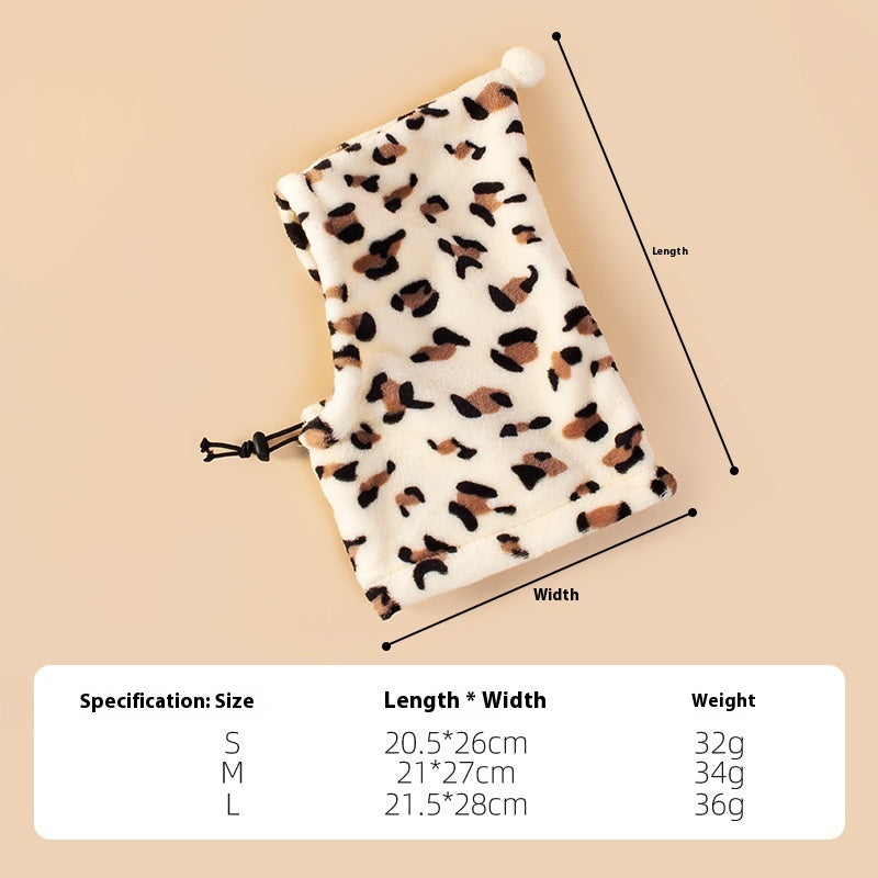 KFX-8650813 Adorable Leopard Print & Solid Color Bear Ears Headgear for Dogs and Cats