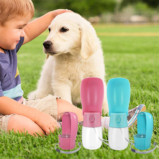 KFX-8651837 Foldable Portable Pet Water Bottle – 280ML Capacity, Convenient Travel Design