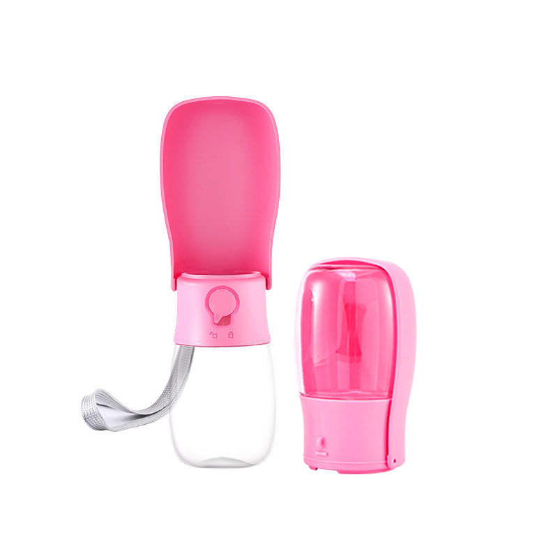 KFX-8651837 Foldable Portable Pet Water Bottle – 280ML Capacity, Convenient Travel Design