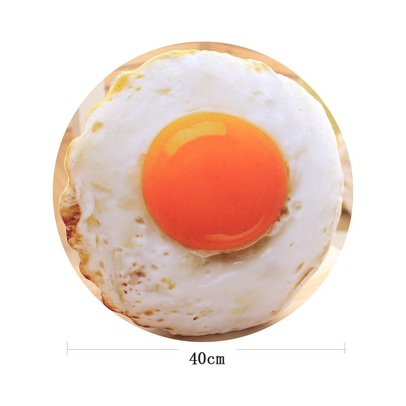 KFX-8652605 Crystal and Arctic Velvet Poached Egg Quilt - 52x52cm, Reversible for All Seasons