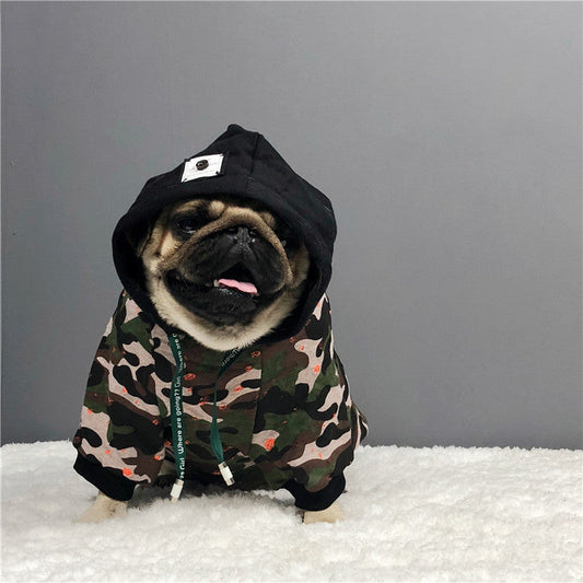 KFX-8654141 Camouflage Pet Jacket Sweater for Dogs in Multiple Sizes