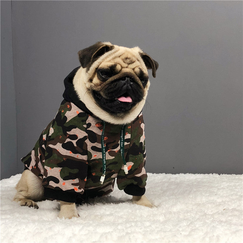 KFX-8654141 Camouflage Pet Jacket Sweater for Dogs in Multiple Sizes
