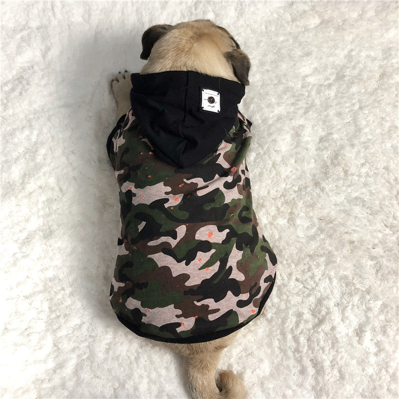 KFX-8654141 Camouflage Pet Jacket Sweater for Dogs in Multiple Sizes