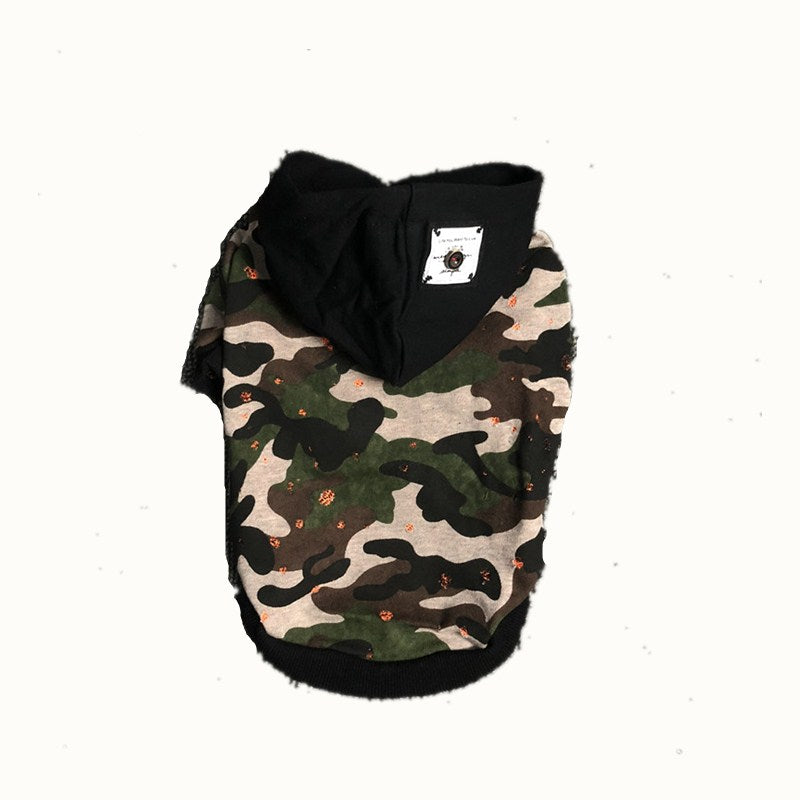 KFX-8654141 Camouflage Pet Jacket Sweater for Dogs in Multiple Sizes