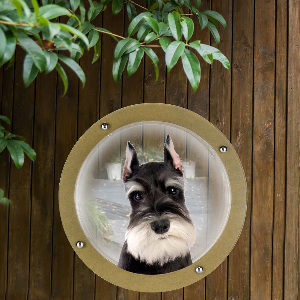 KFX-8655421 Acrylic Small Pet Fence with Window for Enhanced Interaction and Fun