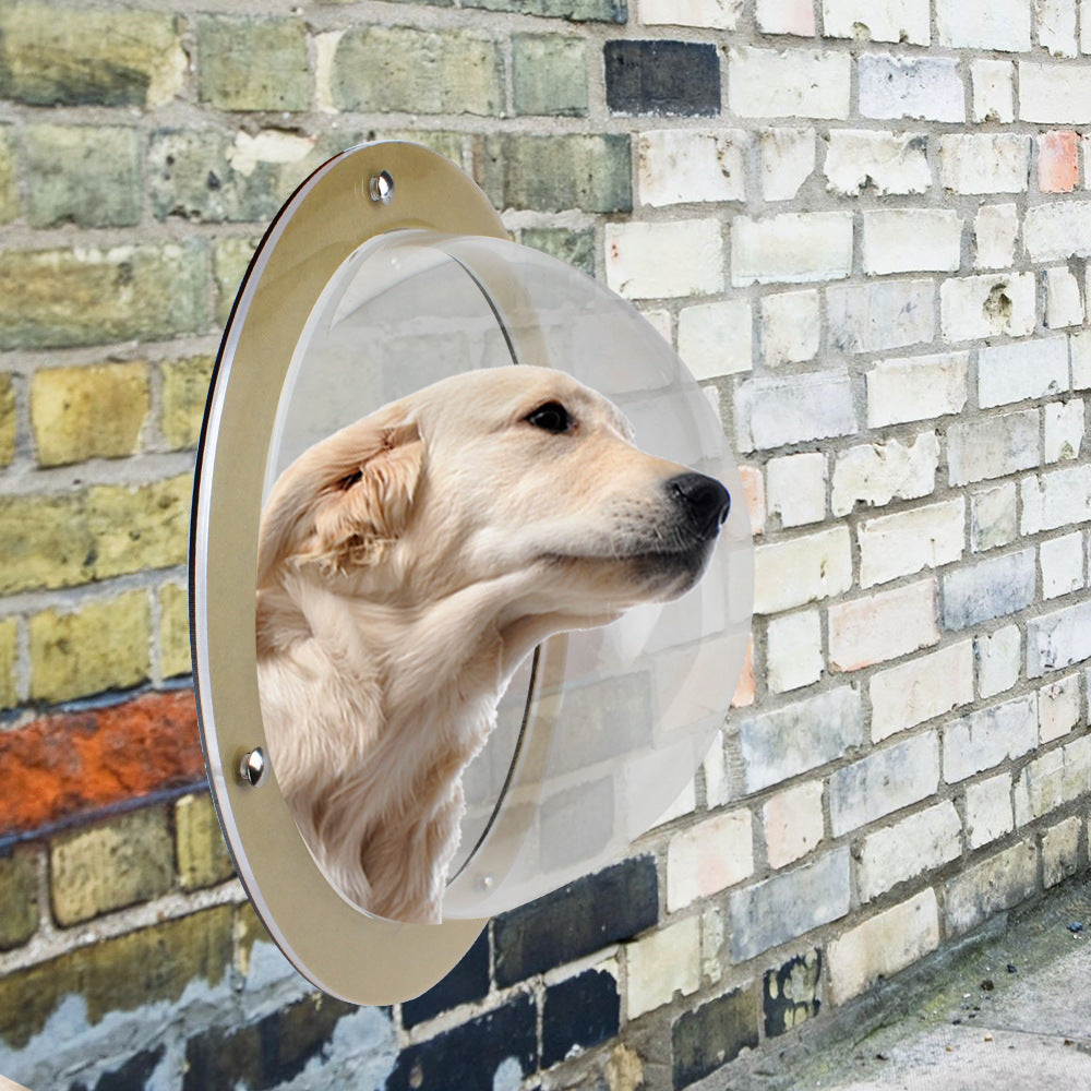 KFX-8655421 Acrylic Small Pet Fence with Window for Enhanced Interaction and Fun