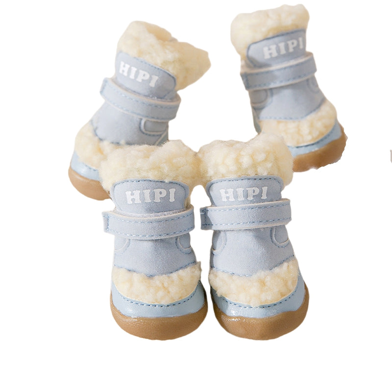 KFX-8658365 Durable Waterproof Winter Dog Boots with Anti-Slip Soles for Ultimate Paw Protection