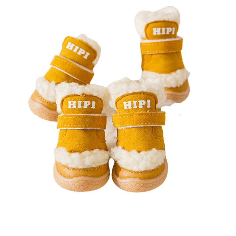 KFX-8658365 Durable Waterproof Winter Dog Boots with Anti-Slip Soles for Ultimate Paw Protection