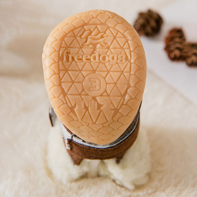 KFX-8658365 Durable Waterproof Winter Dog Boots with Anti-Slip Soles for Ultimate Paw Protection