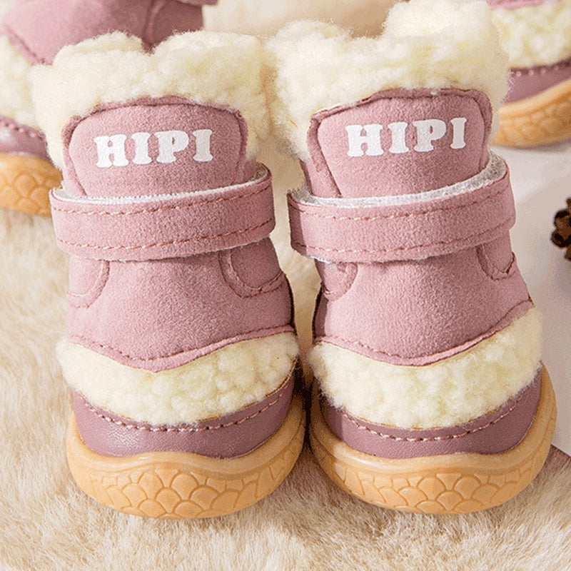 KFX-8658365 Durable Waterproof Winter Dog Boots with Anti-Slip Soles for Ultimate Paw Protection