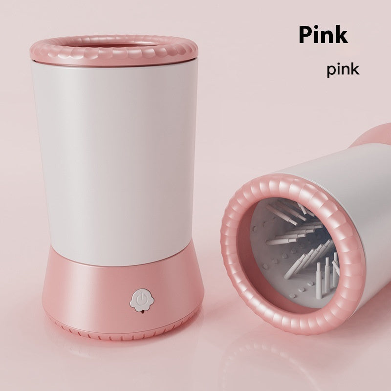 KFX-8659389 Electric Pet Foot Cleaning Machine for Dogs and Cats - Silicone and ABS Material, Available in Multiple Colors
