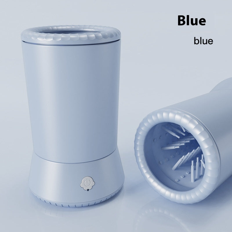 KFX-8659389 Electric Pet Foot Cleaning Machine for Dogs and Cats - Silicone and ABS Material, Available in Multiple Colors