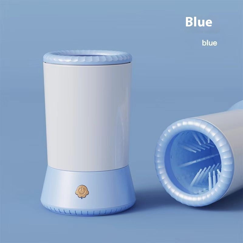 KFX-8659389 Electric Pet Foot Cleaning Machine for Dogs and Cats - Silicone and ABS Material, Available in Multiple Colors