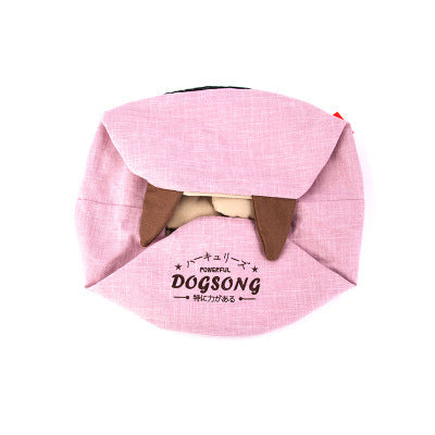 KFX-8661565 Removable Washable Pet Bed with Orthopedic Foam for Cats and Dogs, Soft Cotton-Padded Rim, Available in Various Colors and Sizes