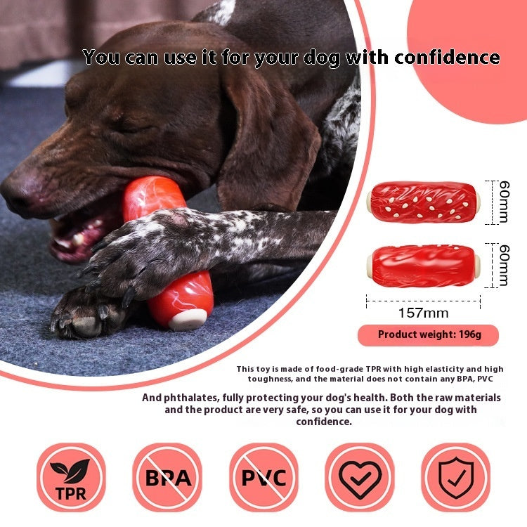 KFX-8665917 Molar Rod Dog Toy for Chewing and Playtime Fun with Durable Plastic Design