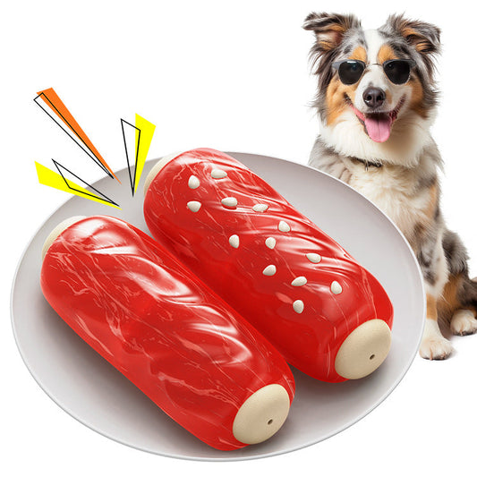 KFX-8665917 Molar Rod Dog Toy for Chewing and Playtime Fun with Durable Plastic Design