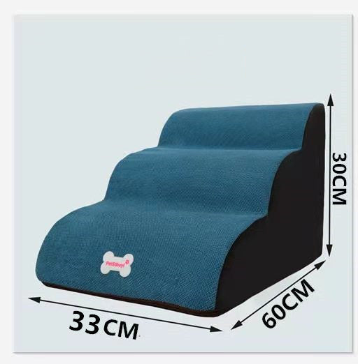 KFX-8671421 Small Dog Ladder Cushion with Gradient Color Options for Easy Sofa to Bed Climbing