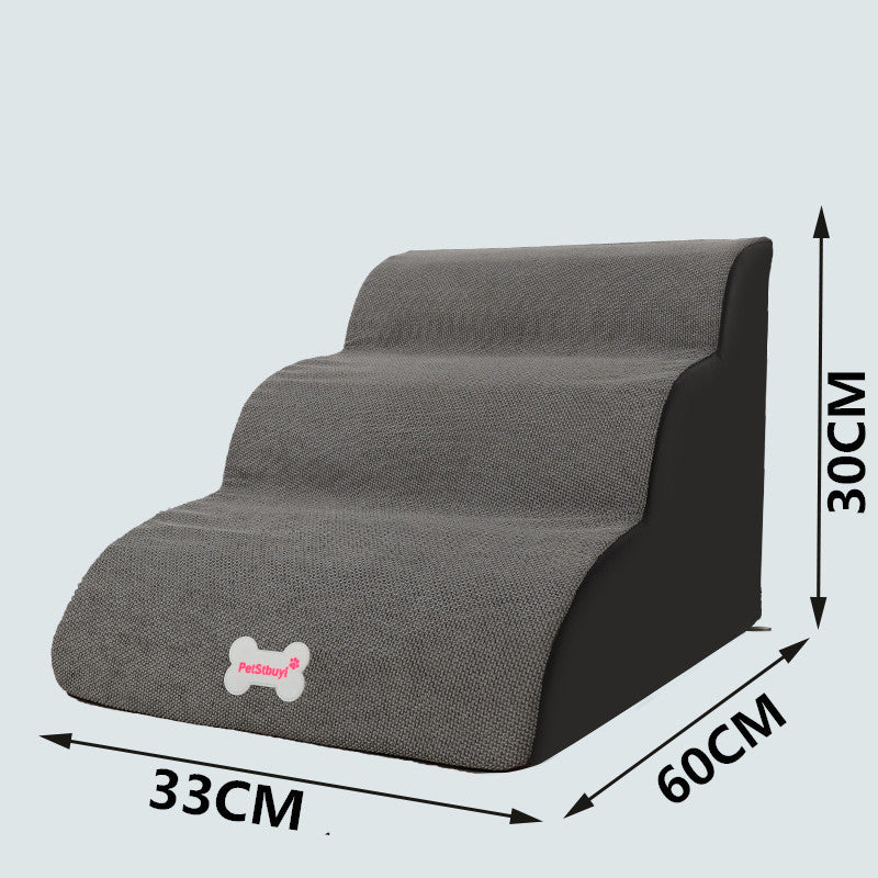 KFX-8671421 Small Dog Ladder Cushion with Gradient Color Options for Easy Sofa to Bed Climbing