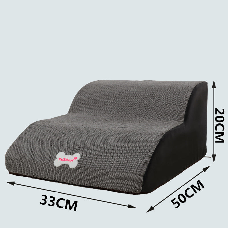 KFX-8671421 Small Dog Ladder Cushion with Gradient Color Options for Easy Sofa to Bed Climbing