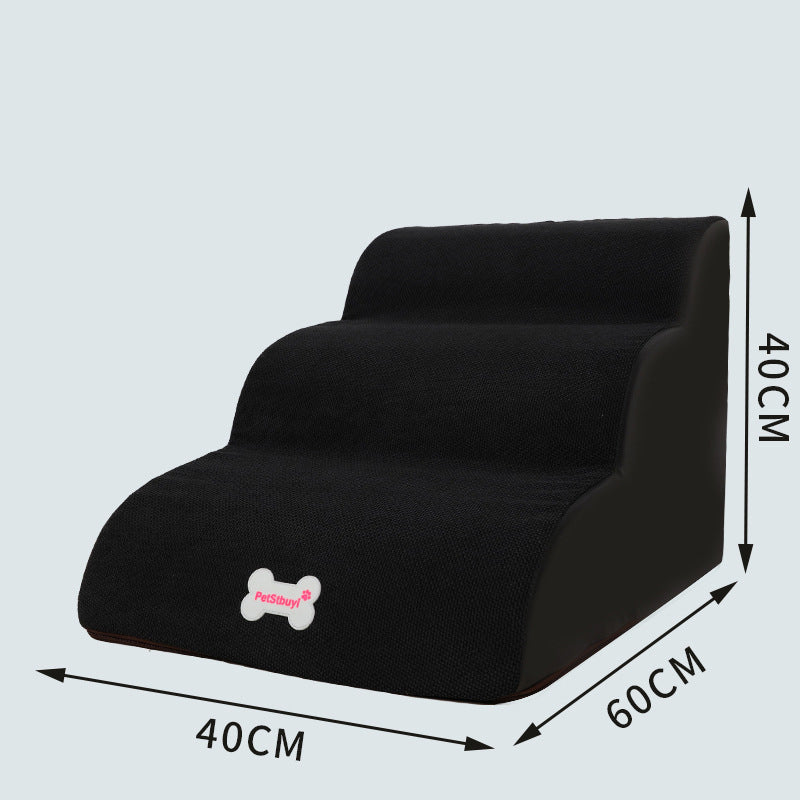 KFX-8671421 Small Dog Ladder Cushion with Gradient Color Options for Easy Sofa to Bed Climbing